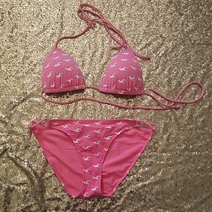 Hollister bikini top and bottom